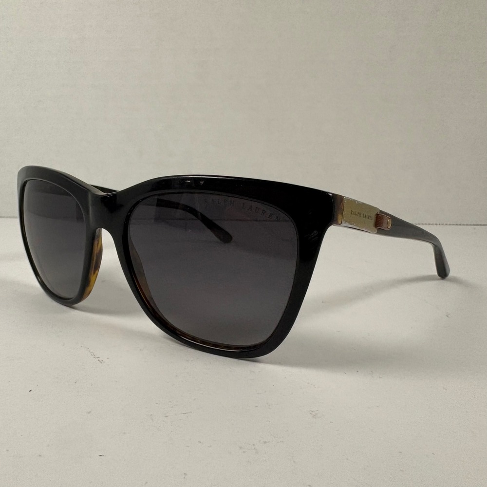 Ralph Lauren Sunglasses Women RL 8151Q Black Tortoise Polarized Square Designer